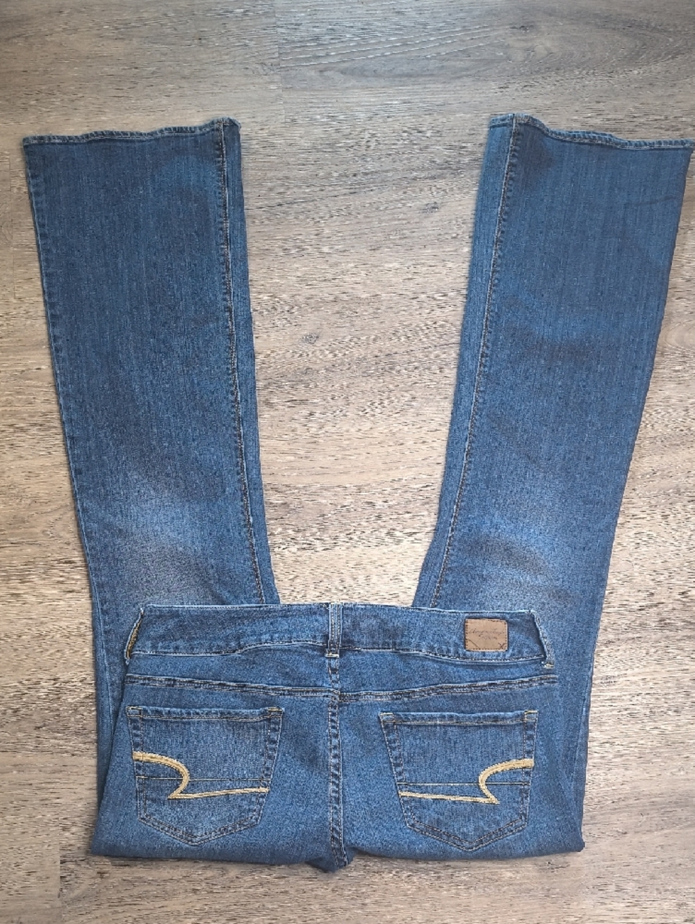 Artist Jeans w/33" Inseam👖Low Rise American Eagle Outfitters Size 8 sac419 - Picture 3 of 7